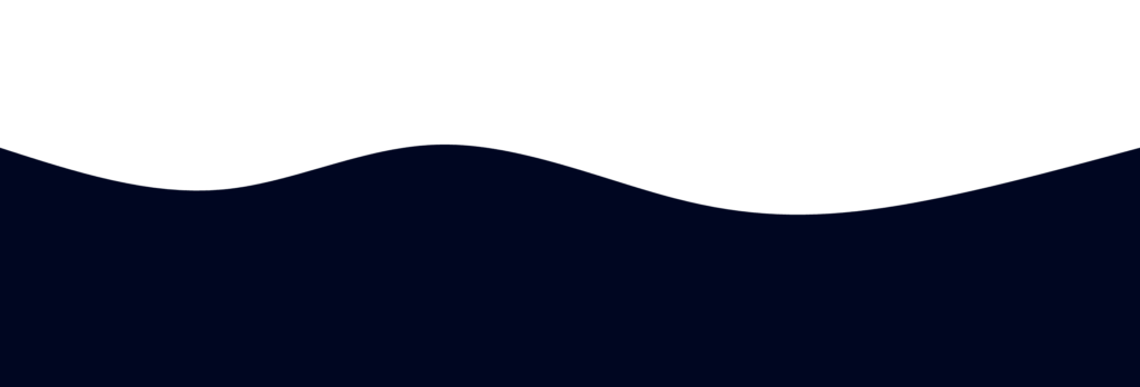 Abstrakte dunkelblaue Wellenlinie auf schwarzem Hintergrund.