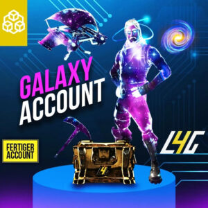 Galaxy-Skin-Design für Fortnite-Account-Promotion