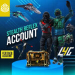 Stealth Reflex Account mit Ausrüstung und Avataren.
