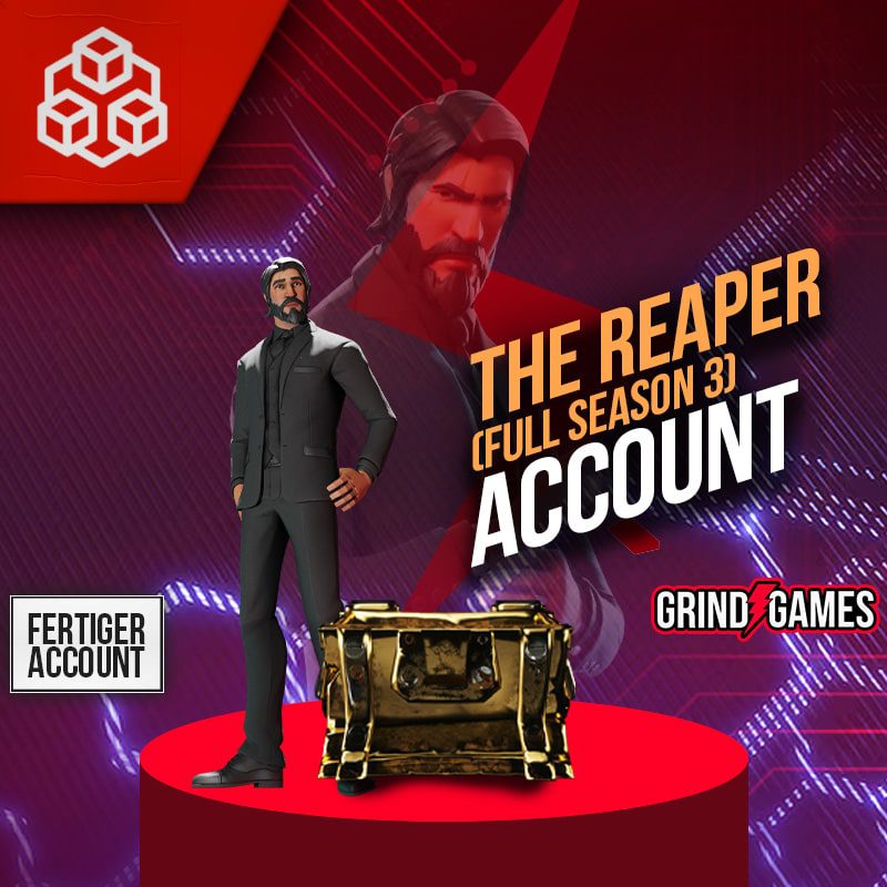 fortnite account season 3 full reaper skin 722