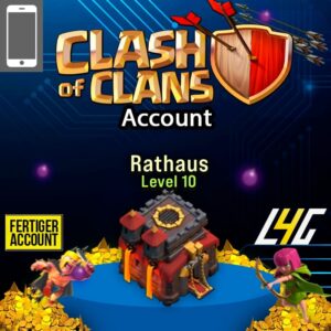 Clash of Clans Rathaus Level 10 fertig kaufen