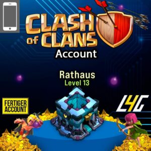 Clash of Clans Rathaus Level 13 Account
