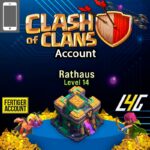 Clash of Clans Rathaus Level 14 Account