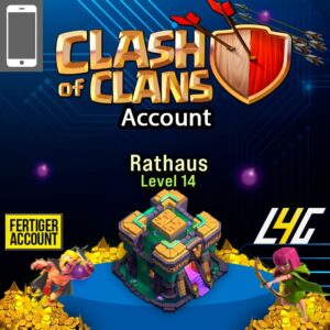 Clash of Clans Rathaus Level 14 Account