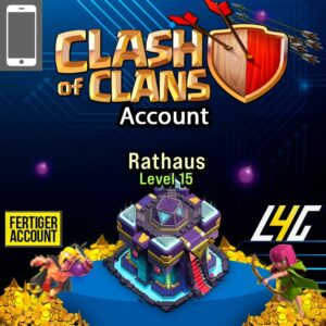 Clash of Clans Rathaus Level 15 Account
