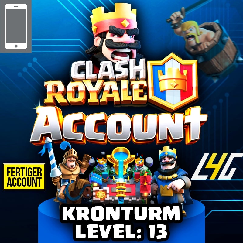 Clash Royale Account Kronenturm Level 13 kaufen