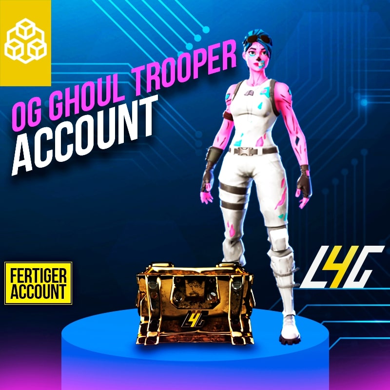OG Ghoul Trooper Fortnite-Konto und Tasche