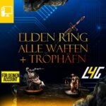 Elden Ring: Alle Waffen und Trophäen verfügbar.