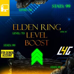 Elden Ring Level-Boost, Level 713, Stats 99.