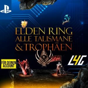 Elden Ring Talismane und Trophäen für PlayStation