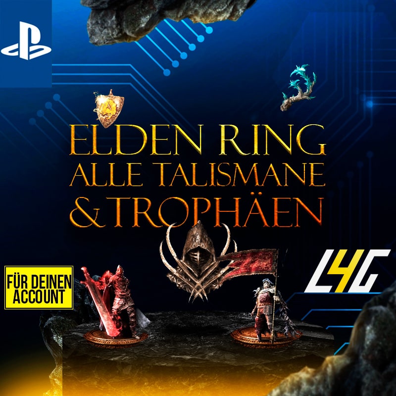 Elden Ring Talismane und Trophäen für PlayStation
