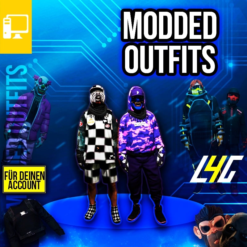 Modded Outfits für deinen Gaming-Account