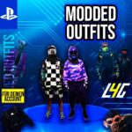 Modifizierte Outfits für PlayStation-Konten.