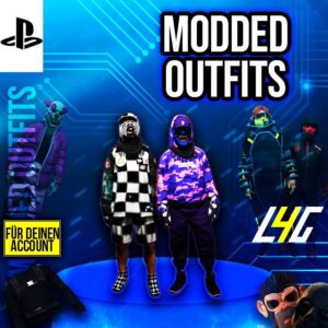Modifizierte Outfits für PlayStation-Charaktere