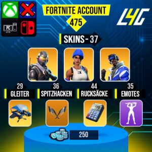 Fortnite OG Account - 37 Skins | Rogue Agent | Blue Team Leader | Blue Striker