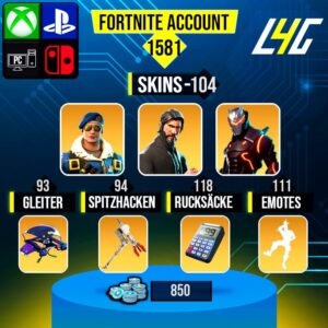 Fortnite OG Account - 104 Skins | Royale Bomber | The Reaper | Omega Stage 5