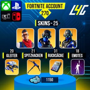 Fortnite OG Account - 25 Skins | Prodigy | Carbon Commando | Trilogy