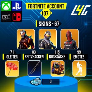 Fortnite OG Account - 67 Skins | Omega Stage 5 | Rogue Agent | Red Knight