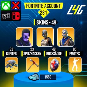 Fortnite OG Account - 49 Skins | OG Skull Trooper | Royale Knight | Blue Squire