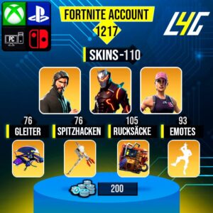 Fortnite OG Account - 110 Skins | The Reaper | Omega Stage 5 | Rose Team Leader